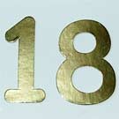 Diecut '18' Gold