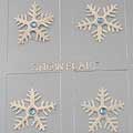 Blue Snowflake Card