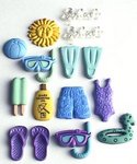 Swimming Theme Embellishments