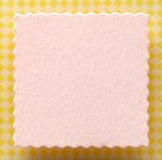 Square Deckled Panels, pack of 50 - Light Pink Square Deckled Panels, pack of 50 - Light Pink