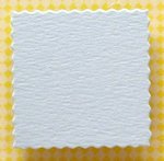 Square Deckled Panels, pack of 50 - Light Blue