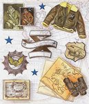 Pilot Memories - 3D Decoupage Stickers