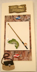 Gone Fishing Card