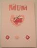 Pink Mum Sweet Heart Card